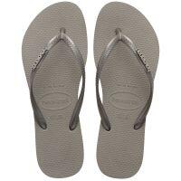 Chinelo Havaianas Slim Logo Metallic Feminino