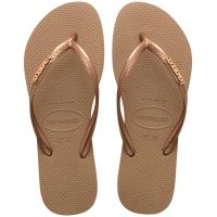 Havaianas Slim Logo Metallic (39/40) - Rose Gold 3581