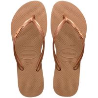 Havaianas Slim Logo Metallic (35/36) - Rose Gold 3581 