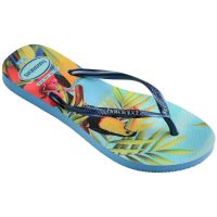 Havaianas Slim Tropical (35/36) - Azul 0546