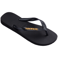 Havaianas Top Logo Metallic (33-40) - Preto Preto 1069 