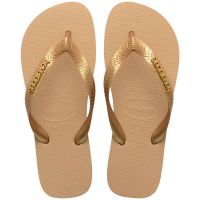 Havaianas Top Logo Metallic (35/36) - Dourado 0570