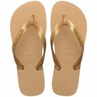 Havaianas Top Logo Metallic (33/34) - Dourado 0570