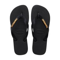 Havaianas Top Logo Metallic (35/36) - Preto 1069 