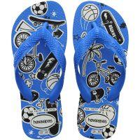 Havaianas Kids Athletic (35/36) - Branco Azul 0093