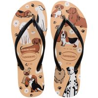 Havaianas Slim Pets (35/36) - Dourado Preto Branco 2997 