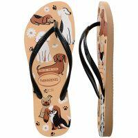 Havaianas Slim Pets (23-32) - Dourado Preto Branco 2997 