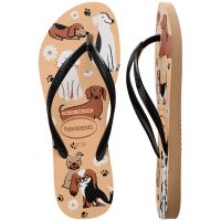 Havaianas Slim Pets (35-40) - Dourado Preto Branco 2997