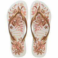 Havaianas Slim Organic  (33-40) - Branco Dourado 1711