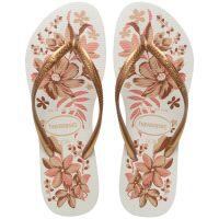 Havaianas Slim Organic 1711 Branco Dourado F82 35-40
