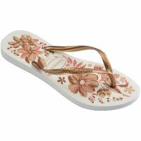 Havaianas Slim Organic (33-42) - Branco Dourado 1711