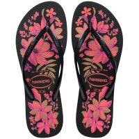 [Pré-Venda] Havaianas Slim Organic (41/42) - Preto Cinza Ouro 2718