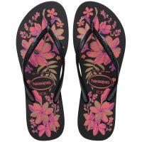 Havaianas Slim Organic (33/34) - Preto Cinza Ouro 2718