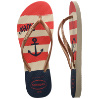 Havaianas Slim Nautical (39/40) - Bege Palha Rose Gold 8430