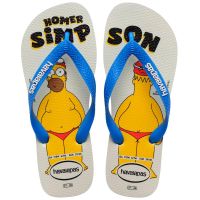 Havaianas Simpsons (37-44) - Branco Azul 0093