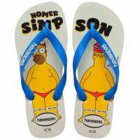 Havaianas Simpsons (37-46) - Branco Azul 0093