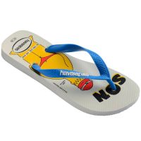 Havaianas Simpsons (37/38) - Branco Azul 0093