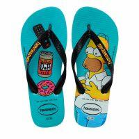 Havaianas Simpsons (35/36) - Azul Tradicional Preto 2968