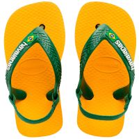 Havaianas Baby Brasil Logo (17-22) - Amarelo Pop Amazônia 2151 