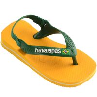 Havaianas Baby Brasil Logo (17-22) - Amarelo Pop Amazônia 2151 