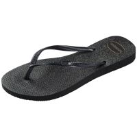 Havaianas Slim Gloss (33-42) - Preto Prata 3548 