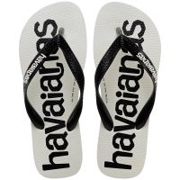 Havaianas Top Logomania 2 (45/46) - Branco Preto 3624 