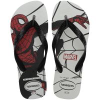 Havaianas Top Marvel Logomania (23-32) - Branco Preto 0128