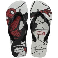 Havaianas Top Marvel Logomania (39-44) - Branco Preto 0128  