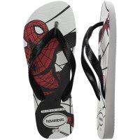 Havaianas Top Marvel Logomania (37-46) - Branco Preto 0128 