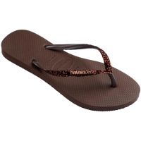 Havaianas Slim Glitter II (33/34) - Caf&eacute; 0727