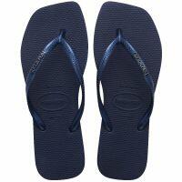 Chinelo Havaianas Slim Square Logo Metallic Feminino