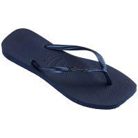 Chinelo Havaianas Slim Square Logo Metallic Feminino