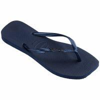 Chinelo Havaianas Slim Square Logo Metallic Feminino