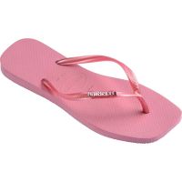Havaianas Slim Square Logo Mettalic (35/36) Rosa Chiffon 1105