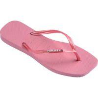 Havaianas Slim Square Logo Metallic (33-38) - Rosa Chiffon 1105 
