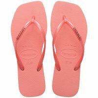 Chinelo Havaianas Slim Square Logo Metallic Feminino