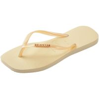 Havaianas Slim Square Logo Mettalic (39/40) - Buttercream 9556