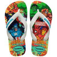 Havaianas Kids Top Marvel II (27-36) - Branco Azul I25 7854