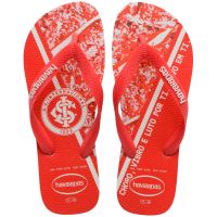 Havaianas Top Times Inter (37/38) - Branco Verm Opache 6222 