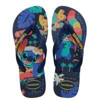 Havaianas Top Disney Classics (37/38) Cx c/ 6 pares - Marinho Amarelo 0144 Stitch
