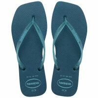 Chinelo Havaianas Slim Square Logo Pop-Up Feminino