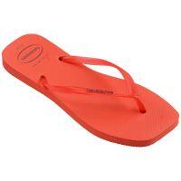 Chinelo Havaianas Slim Square Logo Pop-Up Feminino
