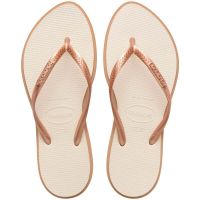 Havaianas Slim Point  (33/34) - Rose Gold Bege Palha 6842 