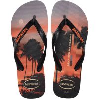 Havaianas Top Surfer I (37-46) - Cinza Aço Preto Laranja Sunset 7345