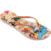 Havaianas Slim Warner Classics (33/34) - Bege Palha 0121
