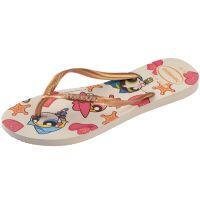 Havaianas Slim Warner Classics (33-38) - Bege Palha GA 0121 