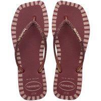 Chinelo Havaianas Square Glitter Contour Feminino