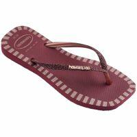 Chinelo Havaianas Square Glitter Contour Feminino
