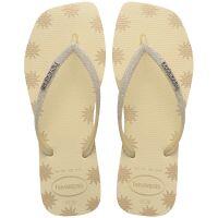 Chinelo Havaianas Square Glitter Contour Feminino