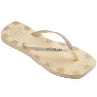 Chinelo Havaianas Square Glitter Contour Feminino